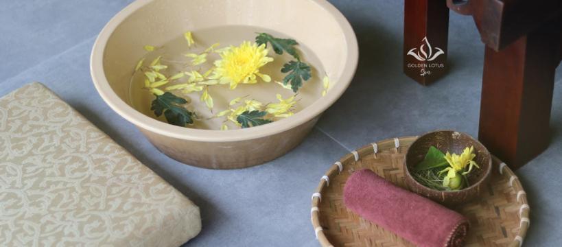Golden Lotus Spa & Homestay Ap Thien Phuoc Bagian luar foto