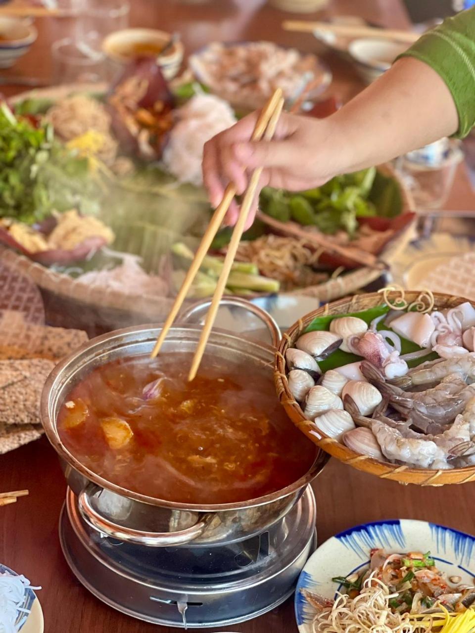 Golden Lotus Spa & Homestay Ap Thien Phuoc Bagian luar foto